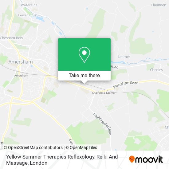 Yellow Summer Therapies Reflexology, Reiki And Massage map