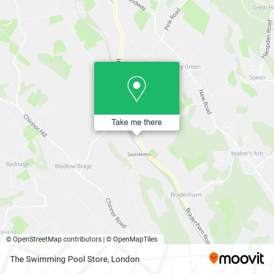 The Swimming Pool Store map