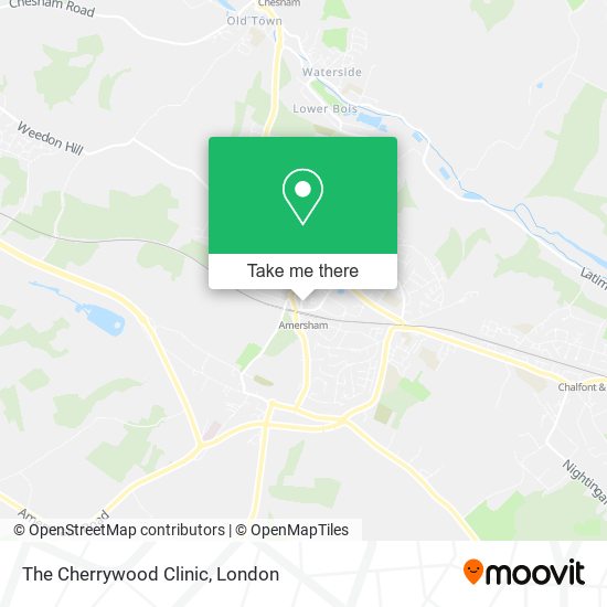 The Cherrywood Clinic map