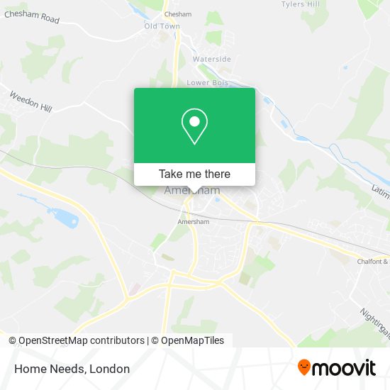 Home Needs map