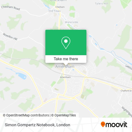 Simon Gompertz Notebook map