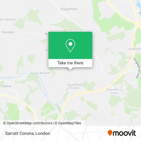 Sarratt Corona map