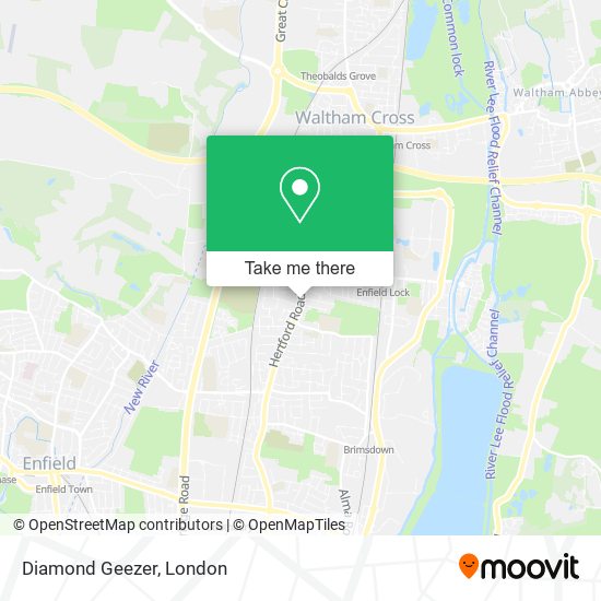 Diamond Geezer map