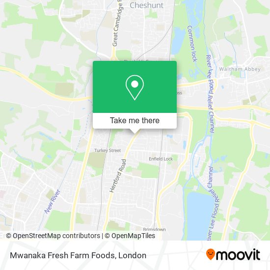 Mwanaka Fresh Farm Foods map