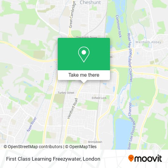 First Class Learning Freezywater map