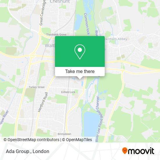 Ada Group. map