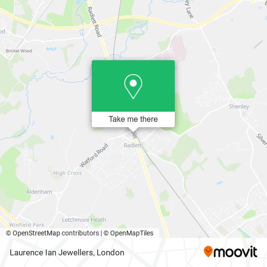 Laurence Ian Jewellers map