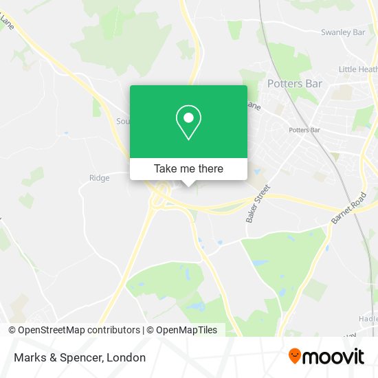 Marks & Spencer map