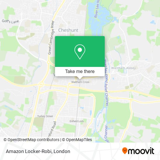 Amazon Locker-Robi map