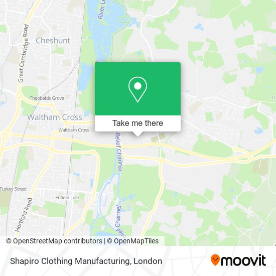 Shapiro Clothing Manufacturing map