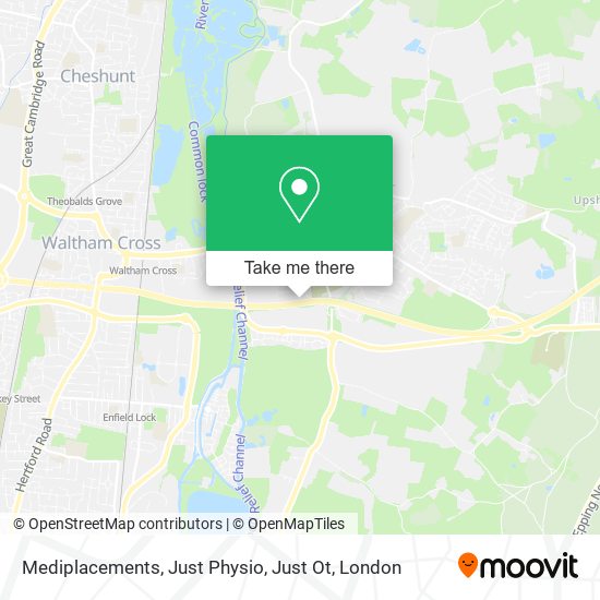 Mediplacements, Just Physio, Just Ot map