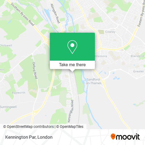 Kennington Par map
