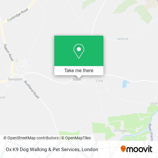 Ox K9 Dog Walking & Pet Services map