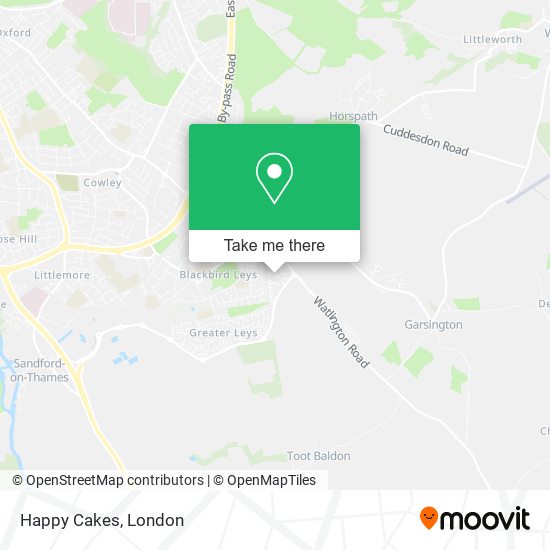 Happy Cakes map