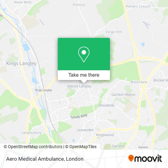 Aero Medical Ambulance map