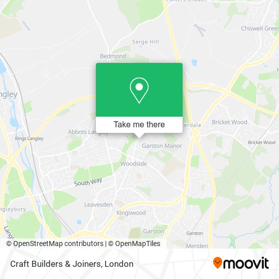 Craft Builders & Joiners map