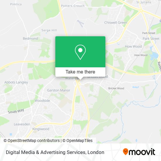 Digital Media & Advertising Services map