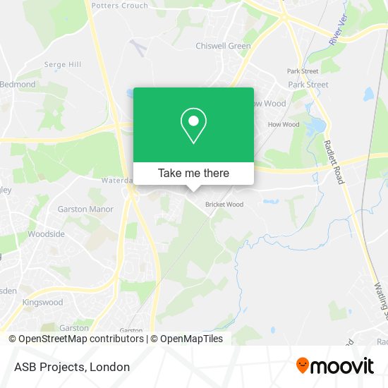 ASB Projects map