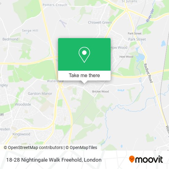 18-28 Nightingale Walk Freehold map
