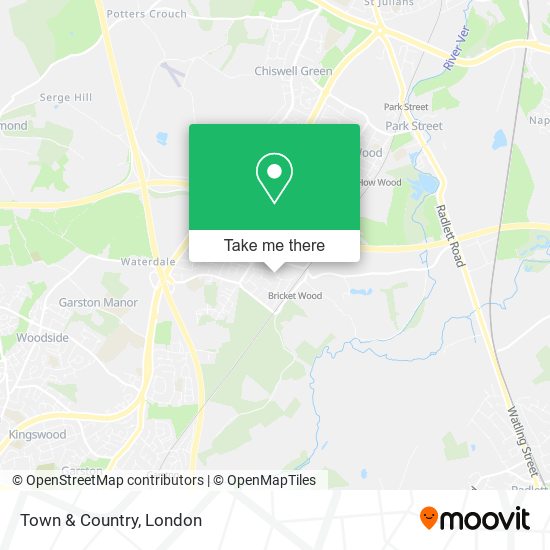 Town & Country map