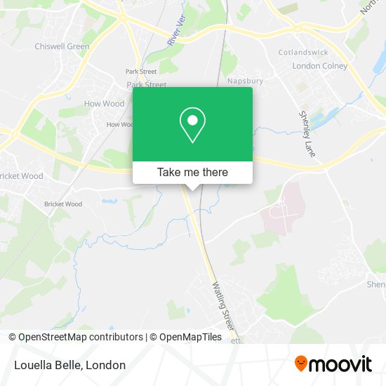 Louella Belle map