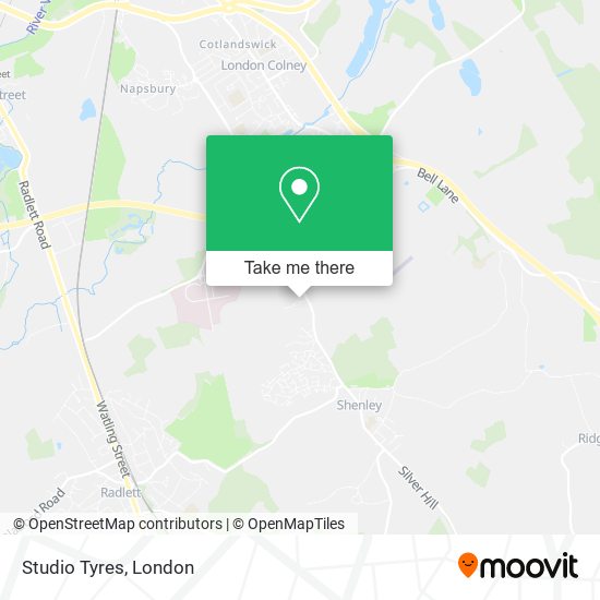 Studio Tyres map
