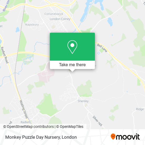 Monkey Puzzle Day Nursery map