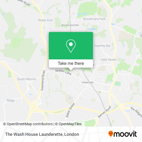 The Wash House Launderette map