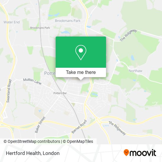 Hertford Health map
