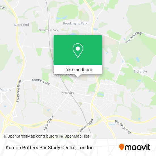 Kumon Potters Bar Study Centre map