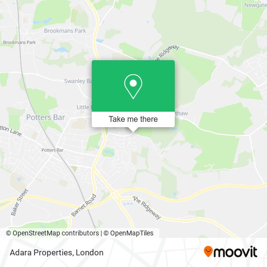 Adara Properties map