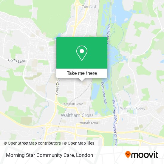 Morning Star Community Care map