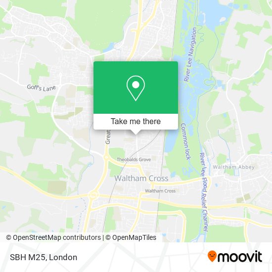 SBH M25 map