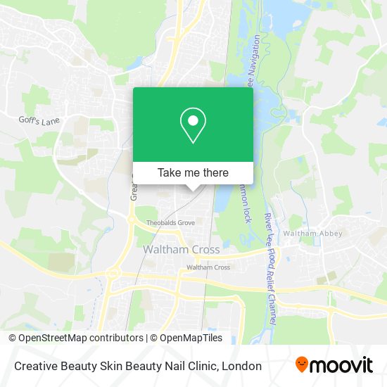 Creative Beauty Skin Beauty Nail Clinic map