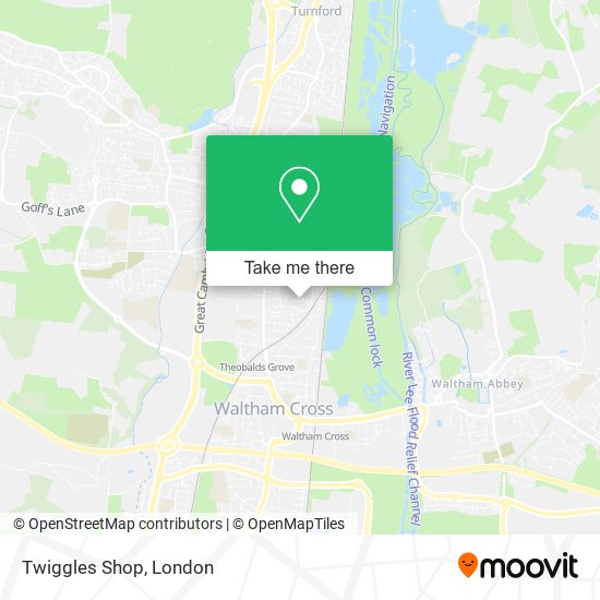 Twiggles Shop map
