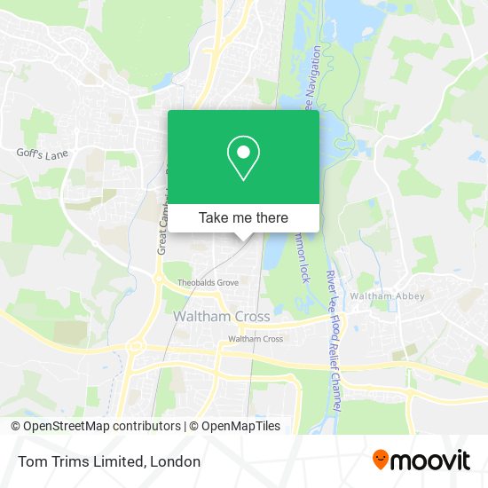 Tom Trims Limited map