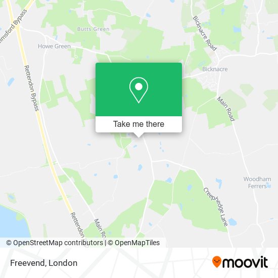 Freevend map