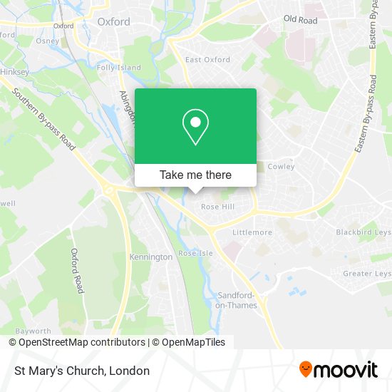 St Mary's Church map