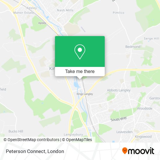 Peterson Connect map