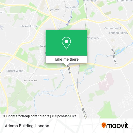 Adams Building map