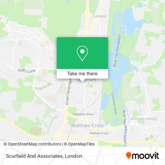 Scurfield And Associates map