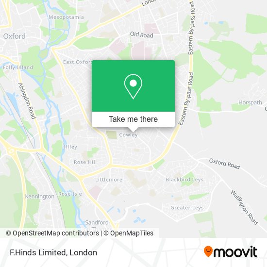 F.Hinds Limited map