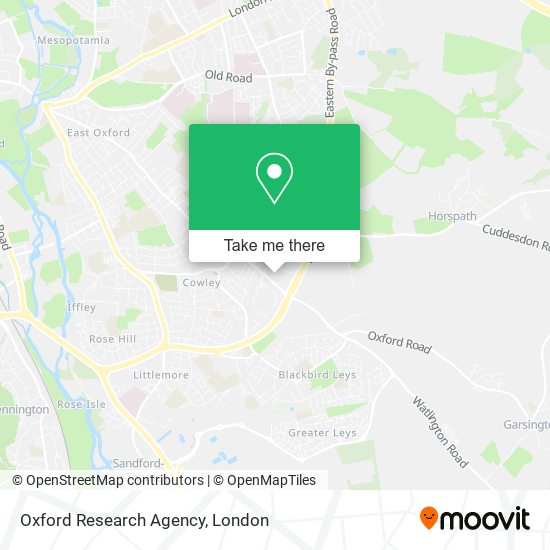 Oxford Research Agency map