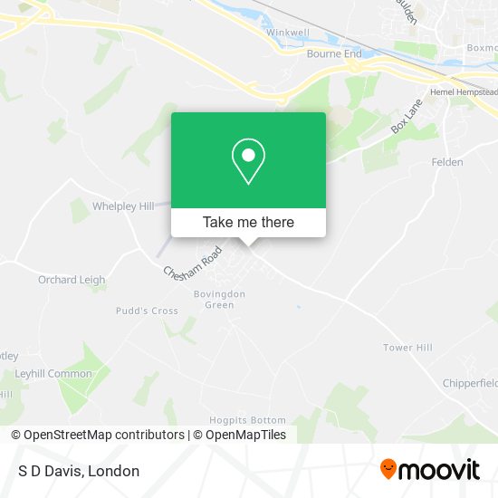 S D Davis map