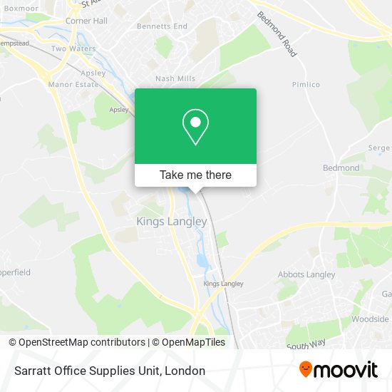 Sarratt Office Supplies Unit map