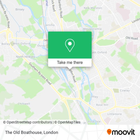 The Old Boathouse map
