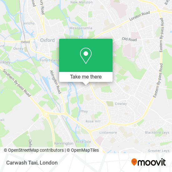 Carwash Taxi map