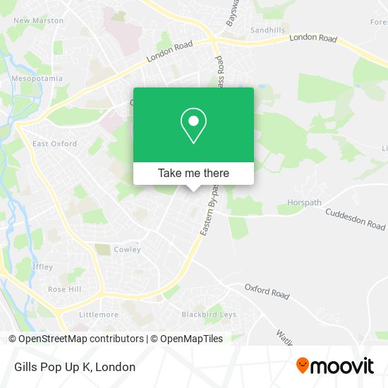 Gills Pop Up K map