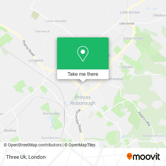 Three Uk map