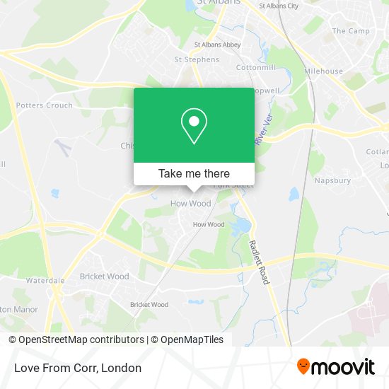 Love From Corr map
